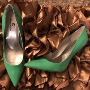 Pumps, Heels, Green Heels